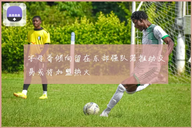 字母哥倾向留在东部强队若推动交易或将加盟热火